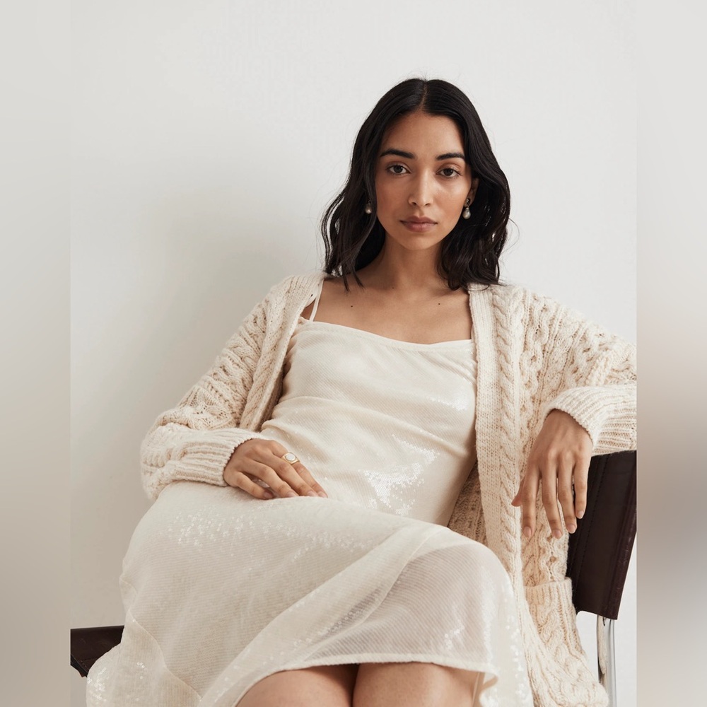 Madewell x Aimee Song Sequin Slip Maxi Dress - Picture 6 of 15
